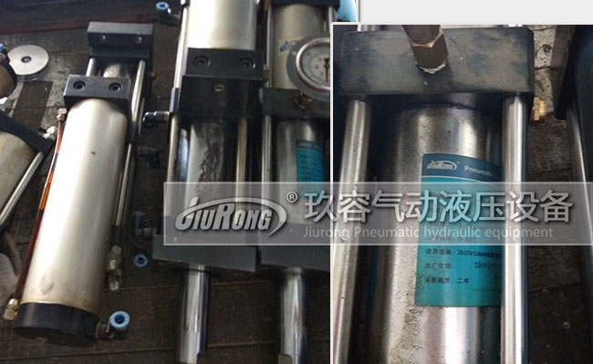 客戶(hù)返修的通用型氣液增壓缸產(chǎn)品